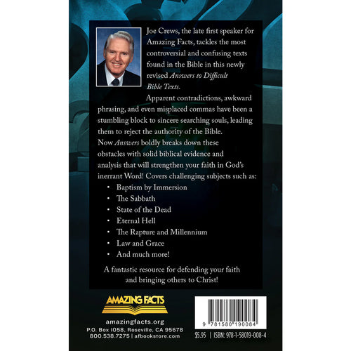 Answers to Difficult Bible Texts by Joe Crews - English Language