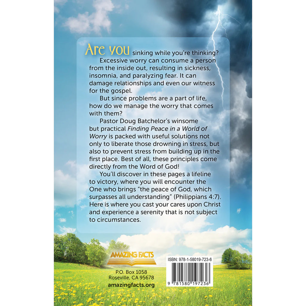 Finding Peace in a World of Worry - English language