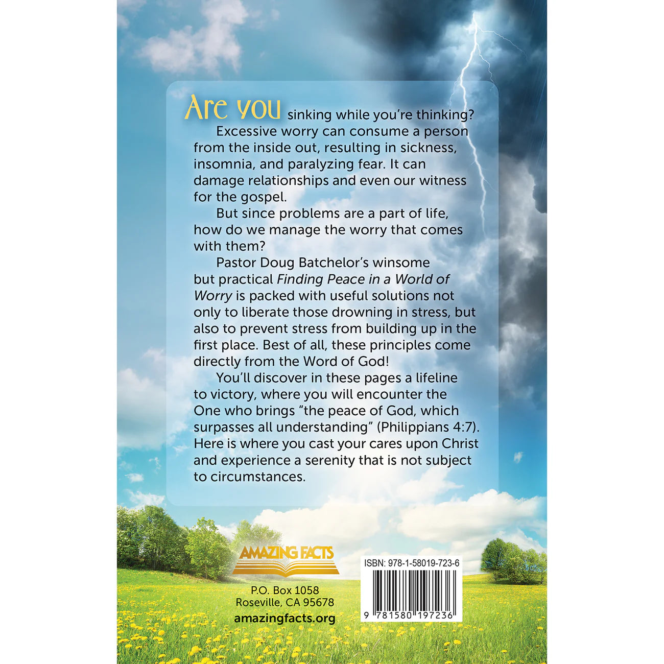 Finding Peace in a World of Worry - English language