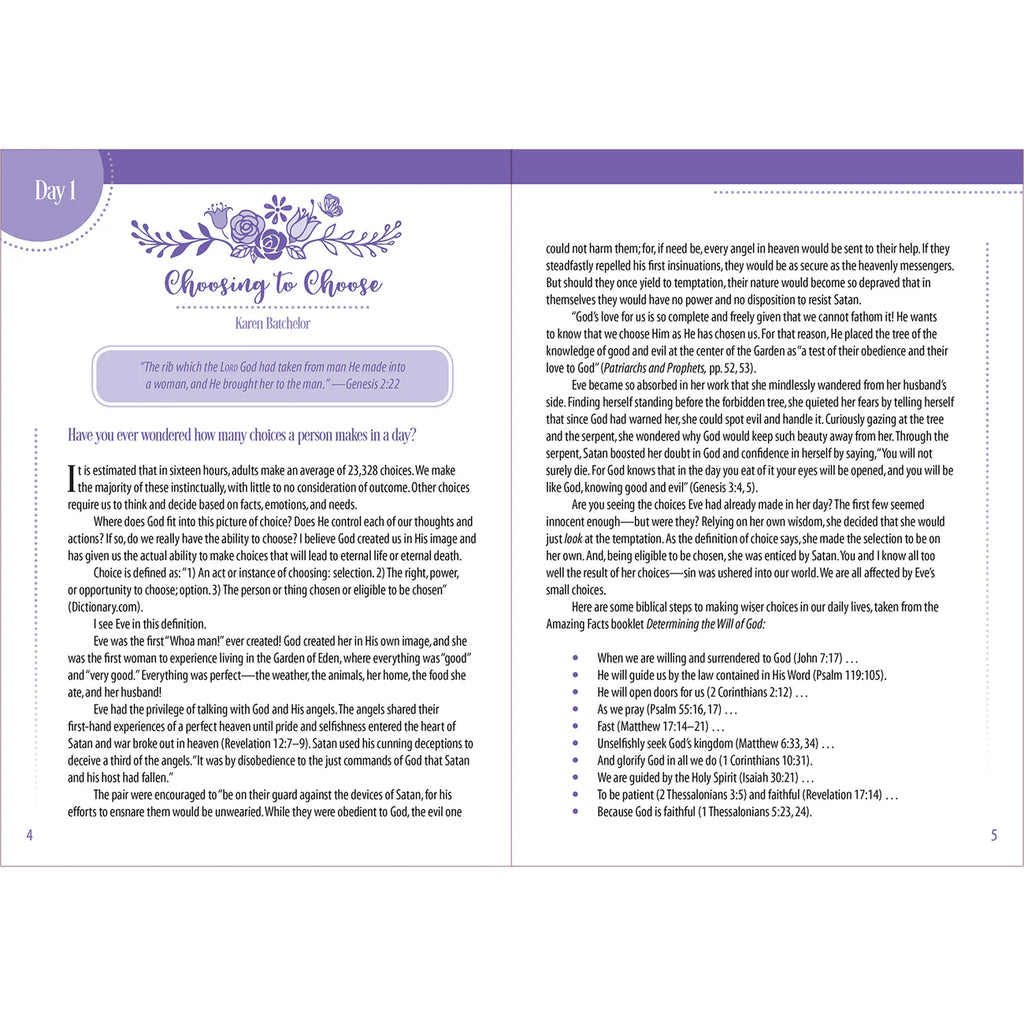 Women's 31 Day Devotional by Amazing Facts - English language