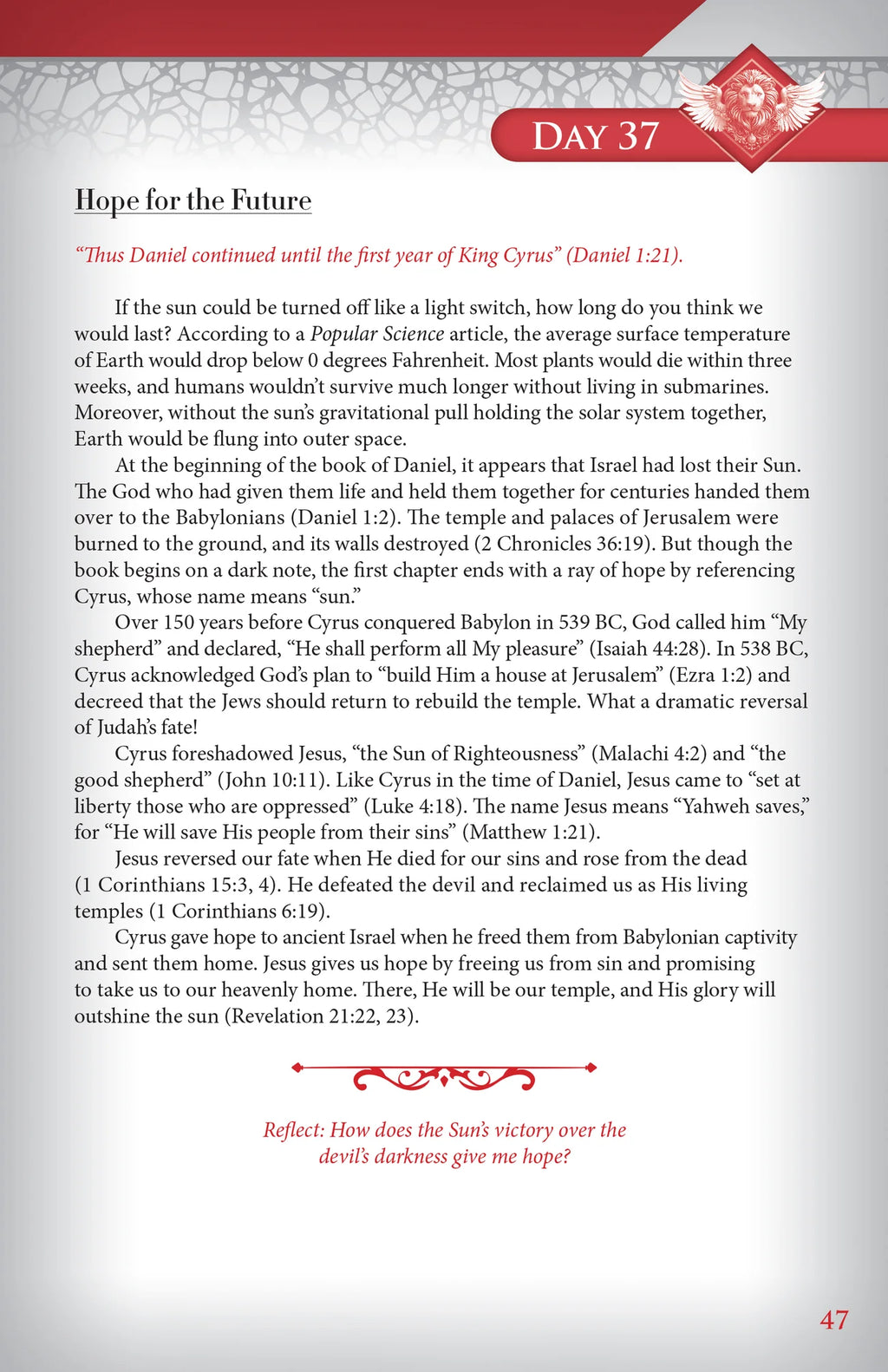 Daniel Verse by Verse: A Daily Devotional (Hardcover) - English language
