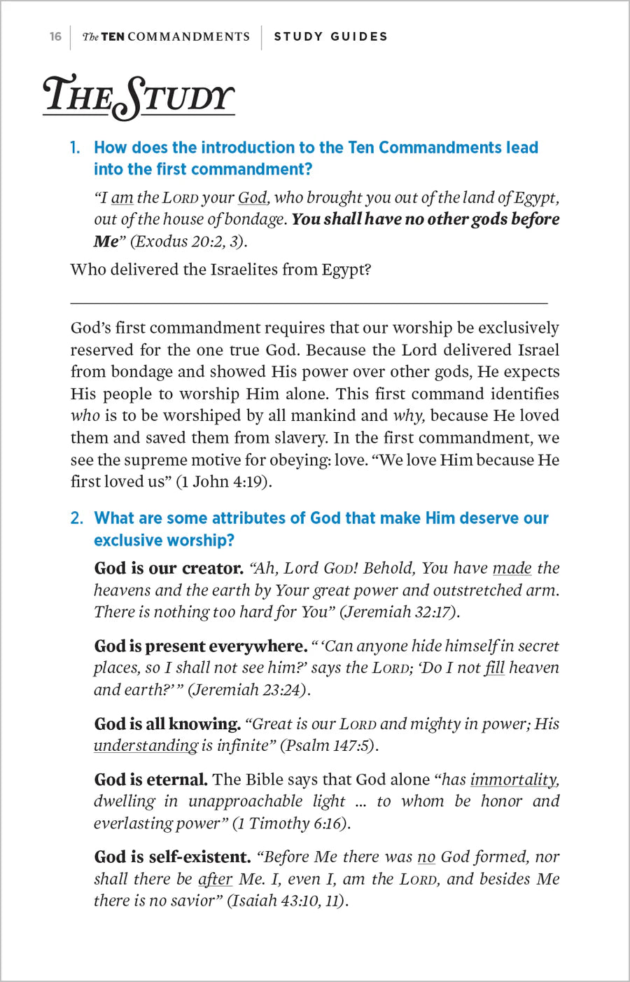 The Ten Commandments: Study Guide by Amazing Facts - English language